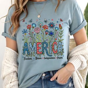 Floral America 4th of July - Image 7