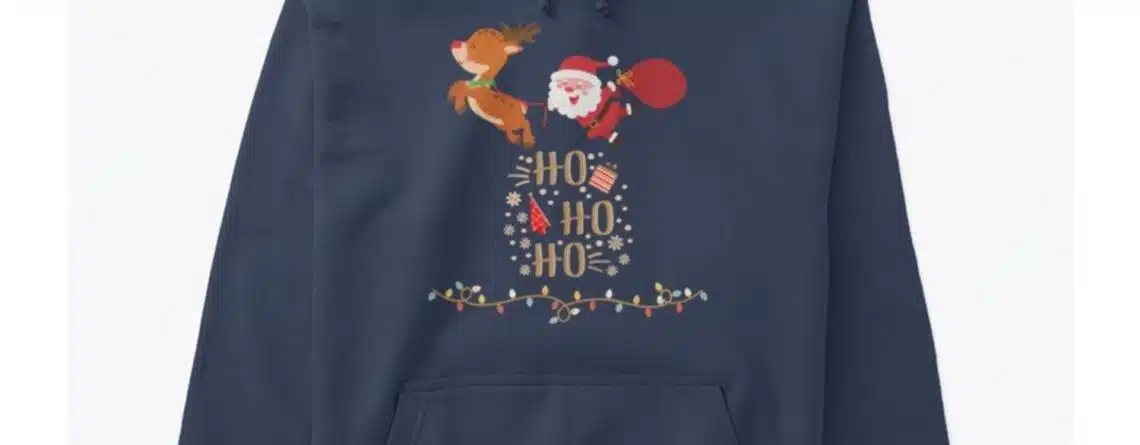 Custom Embroidered Hoodies for Christmas Gifts