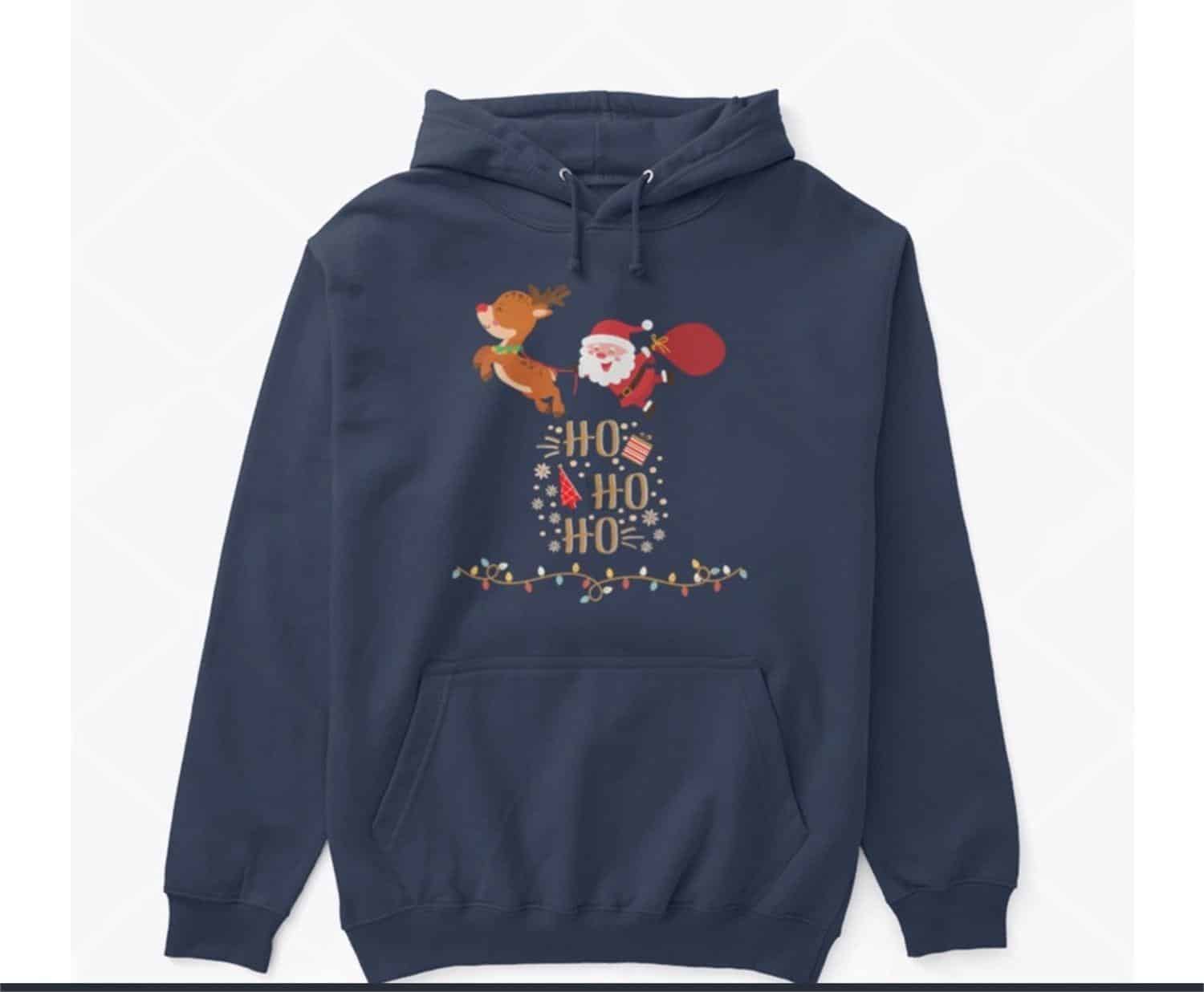 Custom Embroidered Hoodies for Christmas Gifts